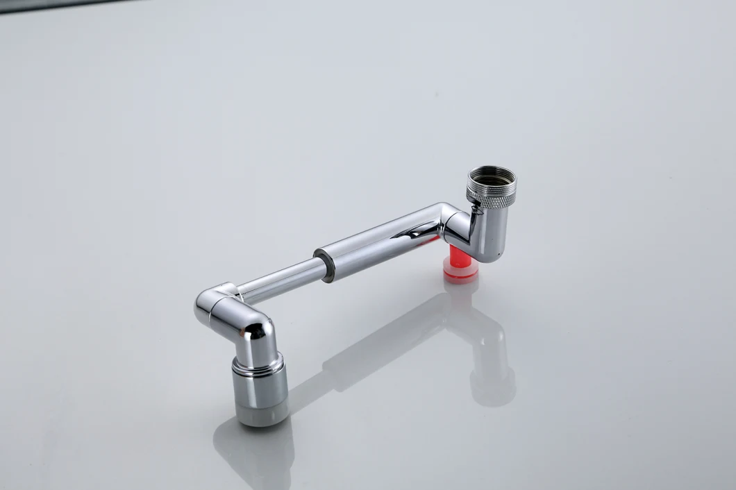 Chromed Stainless Steel Anti-Splash Faucet 1080 Degrees Rotating Faucet Extender Aerator