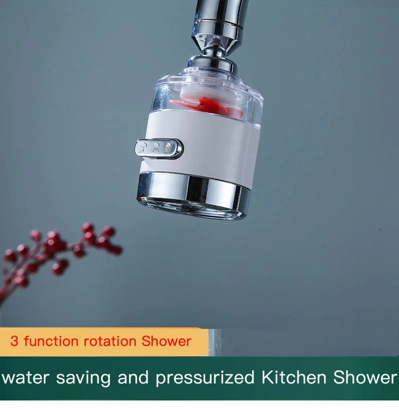 Sink 360 Rotatable Kitchen Tap Head Moveable Faucet Extender Water Saving Faucet Aerator