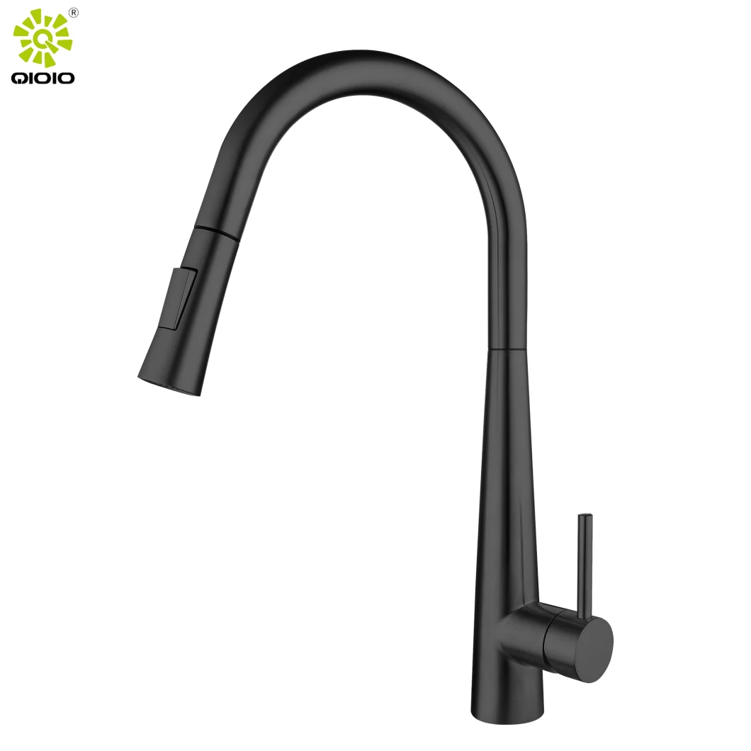 Single Hole Induction Magnetization 304 Stainless Steel Sensor Kitchen Sink Mixer Faucet