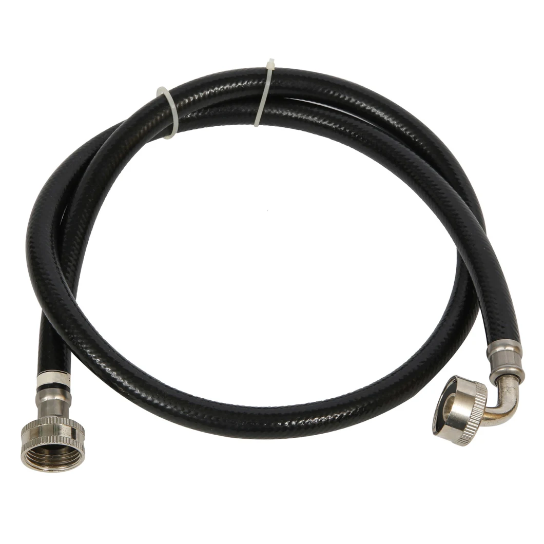 North American and Mexican Black PVC Washing Machine Hose