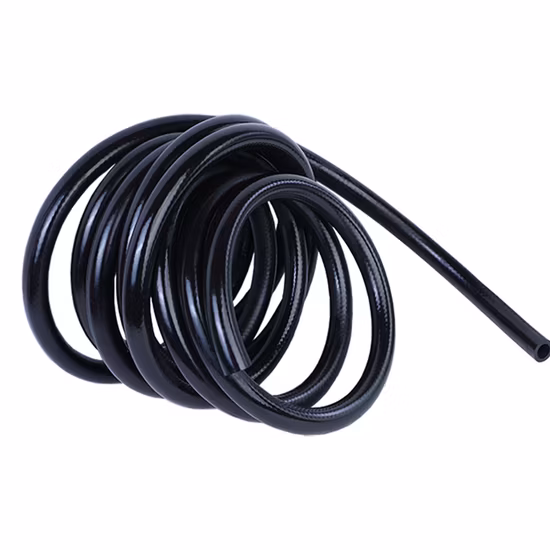 부드러운 직물 직물 편조 호스, 20 bar, 300 psi, 공기, 물, 난방유, 산업 서비스용 고무 ​​호스